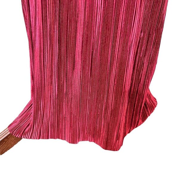 Love Cameron Pleated Retro 80’s Column Dress S - Picture 4 of 11